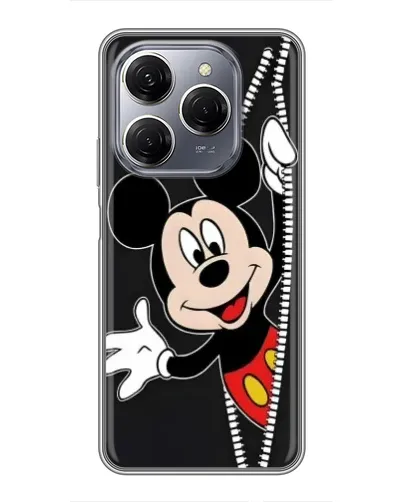 Чехол для TECNO Spark 20 Pro с картинкой «Микки раздвигает стены» Чехол для TECNO Spark 20 Pro с картинкой «Микки раздвигает стены»