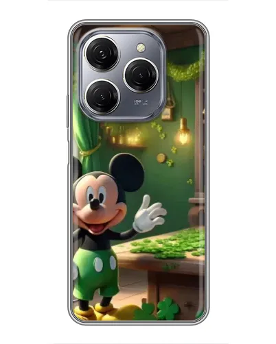 Чехол для TECNO Spark 20 Pro с картинкой «Микки в мастерской» Чехол для TECNO Spark 20 Pro с картинкой «Микки в мастерской»