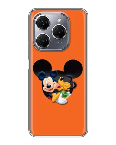 Чехол для TECNO Spark 20 Pro с картинкой «Сердце Микки Минни» Чехол для TECNO Spark 20 Pro с картинкой «Сердце Микки Минни»