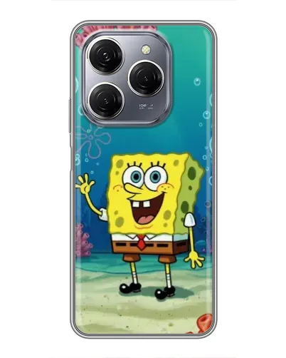 Чехол для TECNO Spark 20 Pro с картинкой «Подводный привет»