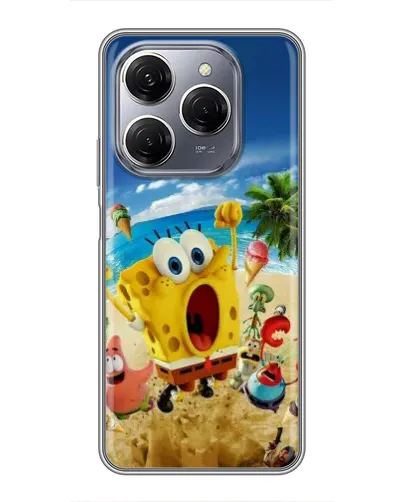 Чехол для TECNO Spark 20 Pro с картинкой «Развлечения на пляже»
