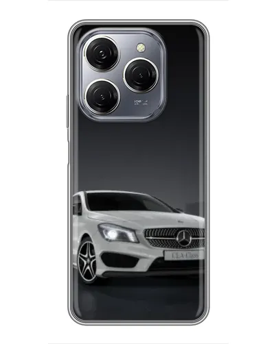 Чехол для TECNO Spark 20 Pro с картинкой «Mercedes AMG GT Silver» Чехол для TECNO Spark 20 Pro с картинкой «Mercedes AMG GT Silver»