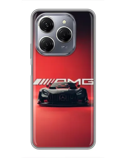 Чехол для TECNO Spark 20 Pro с картинкой «Mercedes AMG — красная линия» Чехол для TECNO Spark 20 Pro с картинкой «Mercedes AMG — красная линия»