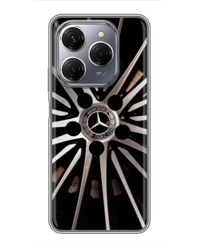 Чехол для TECNO Spark 20 Pro с картинкой «Диск Mercedes» Чехол для TECNO Spark 20 Pro с картинкой «Диск Mercedes»