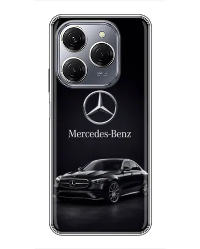 Чехол для TECNO Spark 20 Pro с картинкой «Mercedes — решетка радиатора» Чехол для TECNO Spark 20 Pro с картинкой «Mercedes — решетка радиатора»