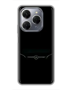 Чехол для TECNO Spark 20 Pro с картинкой «Mercedes Stealth Look»