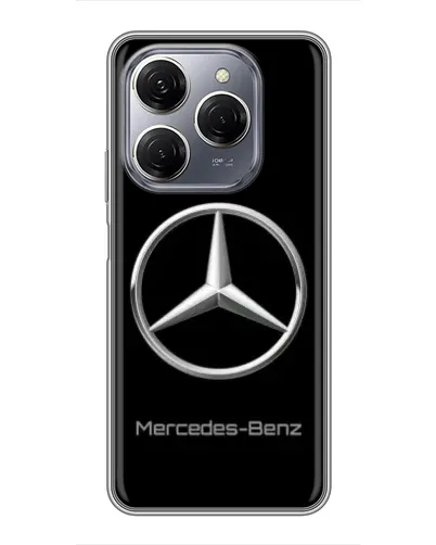 Чехол для TECNO Spark 20 Pro с картинкой «Mercedes Silver Logo» Чехол для TECNO Spark 20 Pro с картинкой «Mercedes Silver Logo»