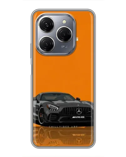 Чехол для TECNO Spark 20 Pro с картинкой «Оранжевый Mercedes AMG» Чехол для TECNO Spark 20 Pro с картинкой «Оранжевый Mercedes AMG»
