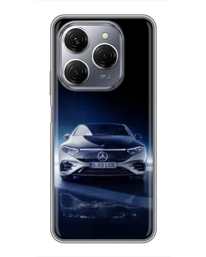 Чехол для TECNO Spark 20 Pro с картинкой «Ночной Mercedes EQ» Чехол для TECNO Spark 20 Pro с картинкой «Ночной Mercedes EQ»