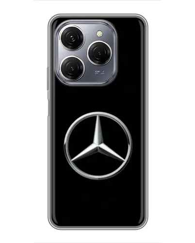 Чехол для TECNO Spark 20 Pro с картинкой «Mercedes классический лого» Чехол для TECNO Spark 20 Pro с картинкой «Mercedes классический лого»