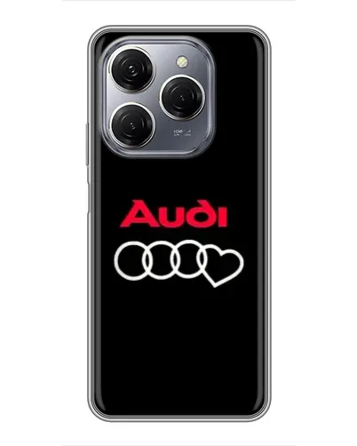 Чехол для TECNO Spark 20 Pro с картинкой «Логотип Audi Heart» Чехол для TECNO Spark 20 Pro с картинкой «Логотип Audi Heart»