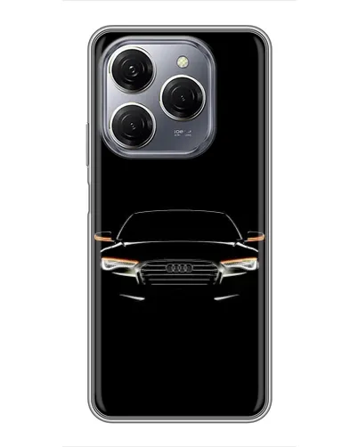 Чехол для TECNO Spark 20 Pro с картинкой «Audi — ночной контур» Чехол для TECNO Spark 20 Pro с картинкой «Audi — ночной контур»