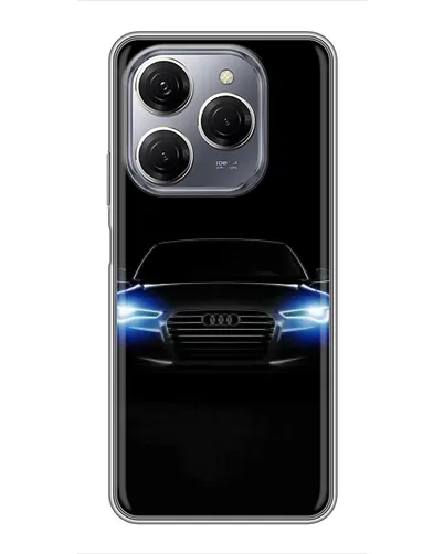 Чехол для TECNO Spark 20 Pro с картинкой «Audi в неоне» Чехол для TECNO Spark 20 Pro с картинкой «Audi в неоне»