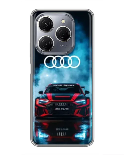 Чехол для TECNO Spark 20 Pro с картинкой «Audi Sport — неон» Чехол для TECNO Spark 20 Pro с картинкой «Audi Sport — неон»