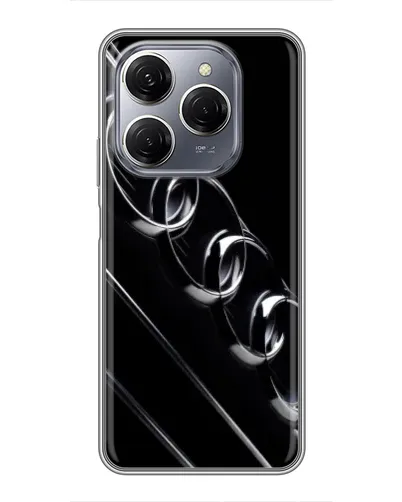 Чехол для TECNO Spark 20 Pro с картинкой «Audi — абстрактные кольца» Чехол для TECNO Spark 20 Pro с картинкой «Audi — абстрактные кольца»