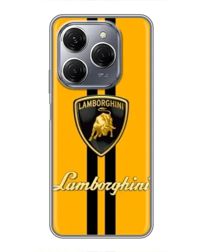 Чохол для TECNO Spark 20 Pro з картинкою «Lamborghini Stripe жовтий» Чохол для TECNO Spark 20 Pro з картинкою «Lamborghini Stripe жовтий»