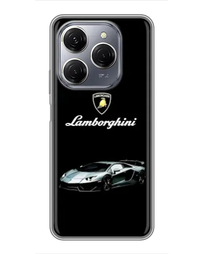 Чохол для TECNO Spark 20 Pro з картинкою «Логотип Lamborghini класика» Чохол для TECNO Spark 20 Pro з картинкою «Логотип Lamborghini класика»