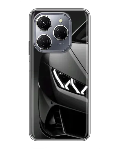 Чохол для TECNO Spark 20 Pro з картинкою «Lamborghini фари деталізація» Чохол для TECNO Spark 20 Pro з картинкою «Lamborghini фари деталізація»