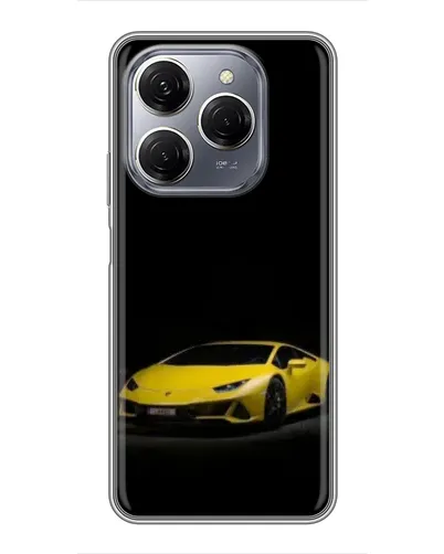 Чохол для TECNO Spark 20 Pro з картинкою «Lamborghini жовтий акцент» Чохол для TECNO Spark 20 Pro з картинкою «Lamborghini жовтий акцент»