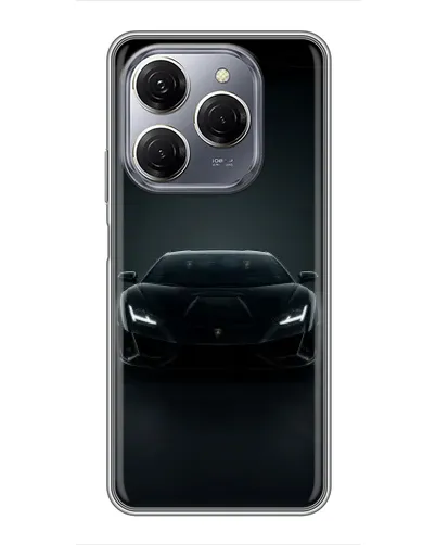 Чохол для TECNO Spark 20 Pro з картинкою «Чорний Lamborghini Aventador» Чохол для TECNO Spark 20 Pro з картинкою «Чорний Lamborghini Aventador»