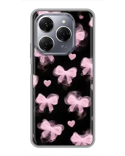 Чехол для TECNO Spark 20 Pro с картинкой «Геометрия банта»