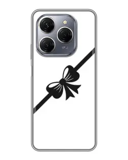 Чехол для TECNO Spark 20 Pro с картинкой «Диагональный бант»