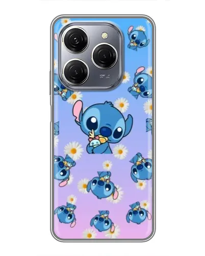 Чехол для TECNO Spark 20 Pro с картинкой «Паттерн со Стичем»