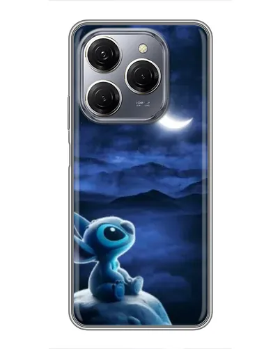 Чехол для TECNO Spark 20 Pro с картинкой «Лунная ночь Стича»