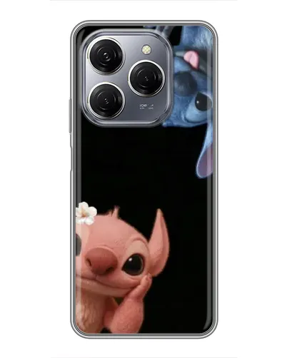 Чехол для TECNO Spark 20 Pro с картинкой «Фиолетовый туман роз»