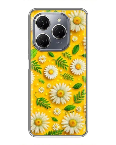 Чехол для TECNO Spark 20 Pro с картинкой «Ромашковое солнце»