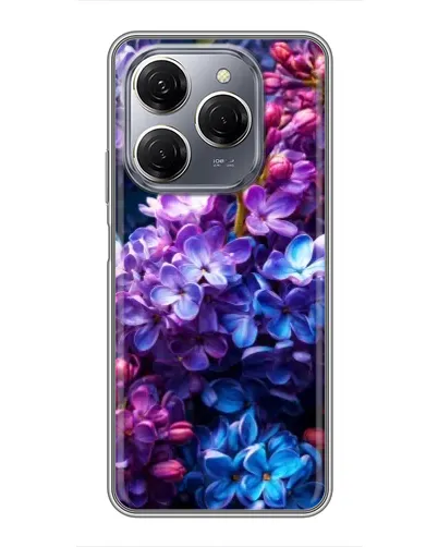 Чехол для TECNO Spark 20 Pro с картинкой «Сиреневый цвет»