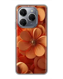 Чохол для TECNO Spark 20 Pro з картинкою «Помаранчева макро квітка» Чохол для TECNO Spark 20 Pro з картинкою «Помаранчева макро квітка»
