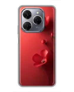 Чохол для TECNO Spark 20 Pro з картинкою «Макові суцвіття» Чохол для TECNO Spark 20 Pro з картинкою «Макові суцвіття»
