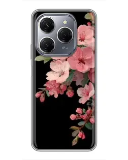 Чохол для TECNO Spark 20 Pro з картинкою «Рожева гілка сакури» Чохол для TECNO Spark 20 Pro з картинкою «Рожева гілка сакури»