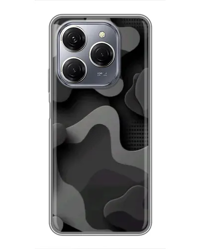 Чохол для TECNO Spark 20 Pro з картинкою «Темний абстрактний камуфляж» Чохол для TECNO Spark 20 Pro з картинкою «Темний абстрактний камуфляж»