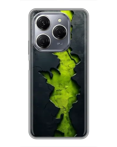Чохол для TECNO Spark 20 Pro з картинкою «Салатовий розлом скелі» Чохол для TECNO Spark 20 Pro з картинкою «Салатовий розлом скелі»