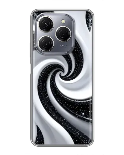 Чохол для TECNO Spark 20 Pro з картинкою «Чорно-біла спіраль» Чохол для TECNO Spark 20 Pro з картинкою «Чорно-біла спіраль»