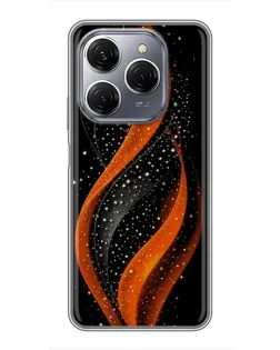 Чехол для TECNO Spark 20 Pro с картинкой «Огненная звездная волна» Чехол для TECNO Spark 20 Pro с картинкой «Огненная звездная волна»