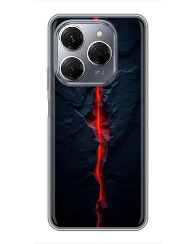 Чохол для TECNO Spark 20 Pro з картинкою «Червона лавова тріщина» Чохол для TECNO Spark 20 Pro з картинкою «Червона лавова тріщина»