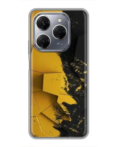 Чохол для TECNO Spark 20 Pro з картинкою «Золоті уламки геометрії» Чохол для TECNO Spark 20 Pro з картинкою «Золоті уламки геометрії»