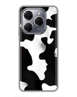 Чохол для TECNO Spark 20 Pro з картинкою «Чорно-біла пляма»