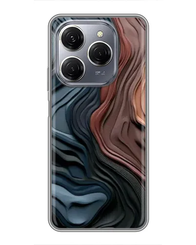 Чохол для TECNO Spark 20 Pro з картинкою «Кольорові хвилі каньйону» Чохол для TECNO Spark 20 Pro з картинкою «Кольорові хвилі каньйону»