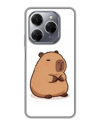 Чехол для TECNO Spark 20 Pro с картинкой «Толстенькая капибара»