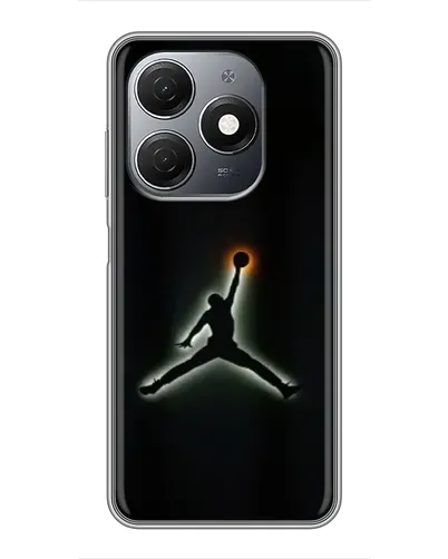 Чехол для TECNO Spark 20 с картинкой «Jordan Gradient Logo»