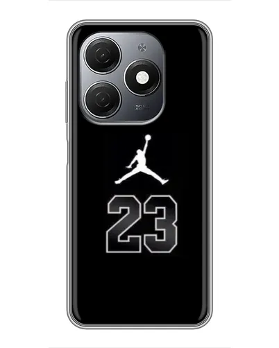 Чехол для TECNO Spark 20 с картинкой «Jordan Flight 23»