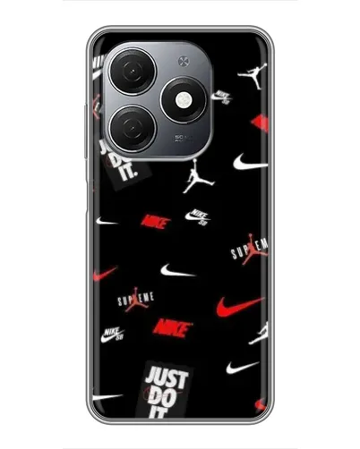 Чехол для TECNO Spark 20 с картинкой «Nike Mix Pattern»