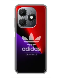 Чехол для TECNO Spark 20 с картинкой «Adidas Red Neon»