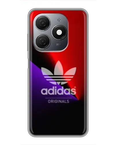 Чехол для TECNO Spark 20 с картинкой «Adidas Red Neon»