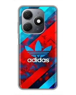 Чехол для TECNO Spark 20 с картинкой «Абстракция Adidas»