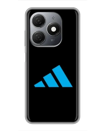 Чехол для TECNO Spark 20 с картинкой «Adidas Cyan Logo»